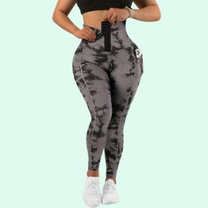 Leggings Marmoleados con Faja